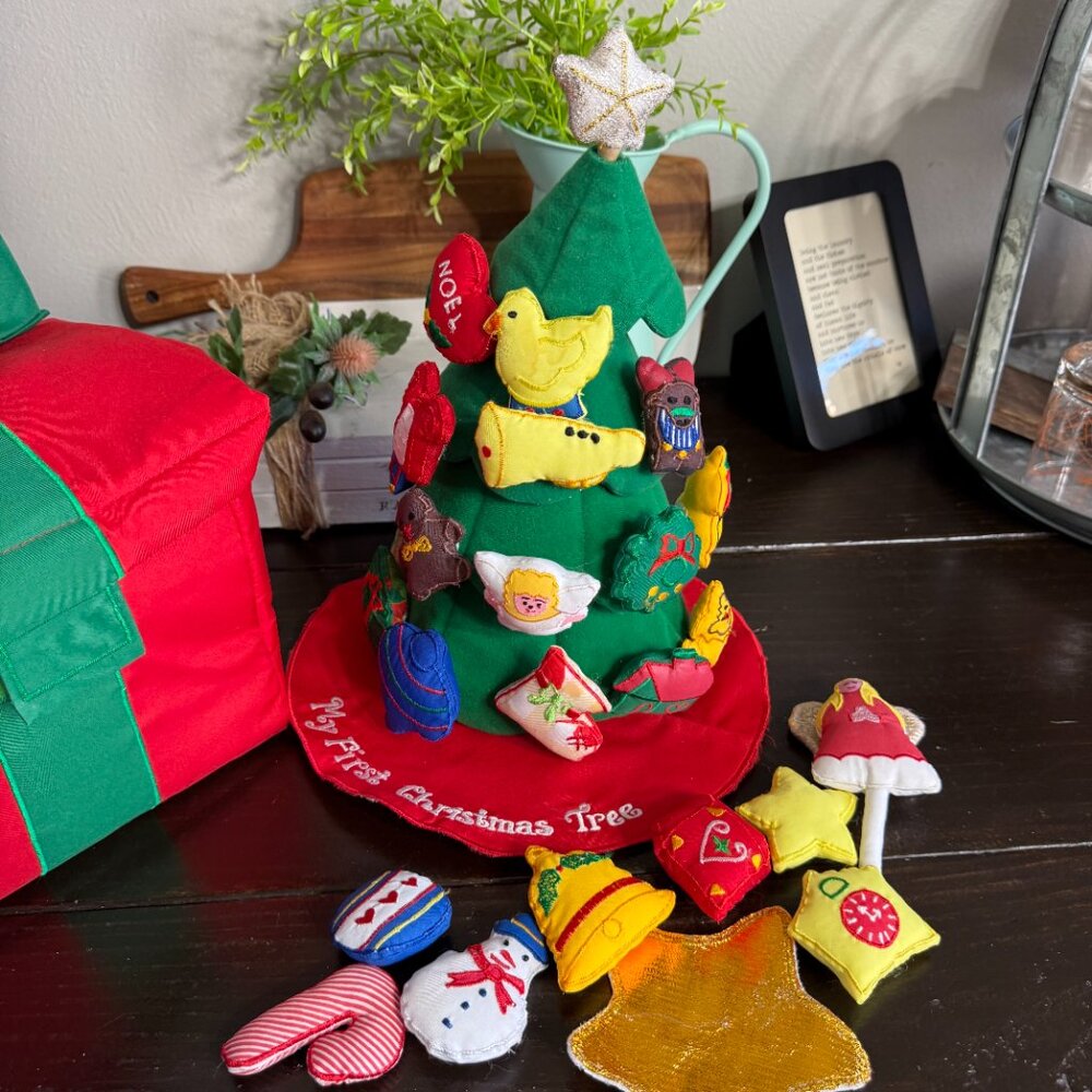 One Step Ahead My First Christmas Tree Soft Toddler Build Assemble Decorate - Picture 5 of 7